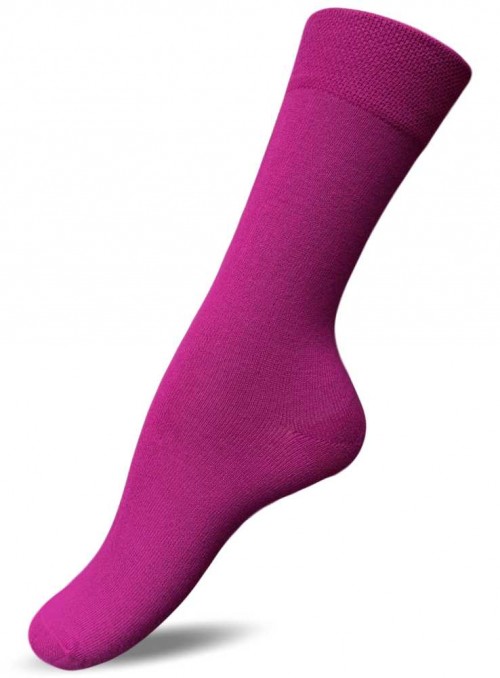 Bamboo Socks Dark Pink