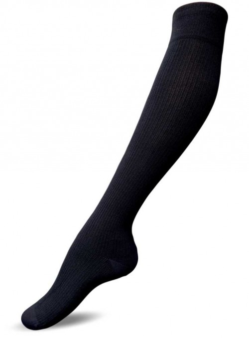Compression bamboo socks, 16-18 mmHg, Black