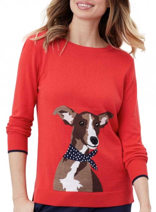 Knitted sweater Miranda with whippet from Joules