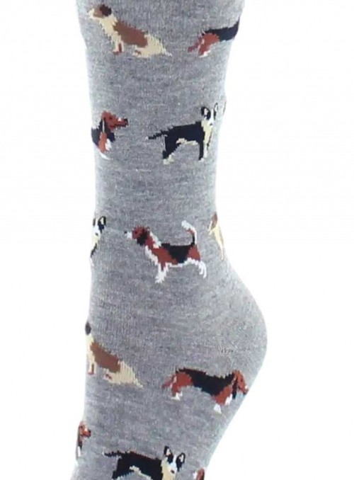 Bamboo Socks for women with dogs Puppy Parade