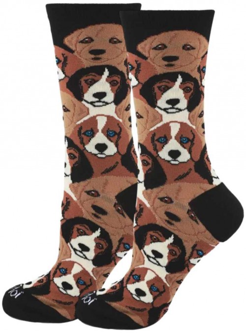 Bamboo Socks for women with dogs Puppy