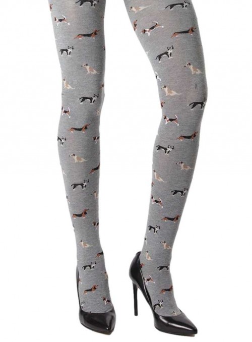 Tights with dogs Dog Walker Tights cotton
