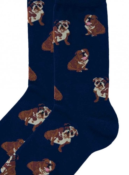 Bamboo Socks for women with Bulldogs
